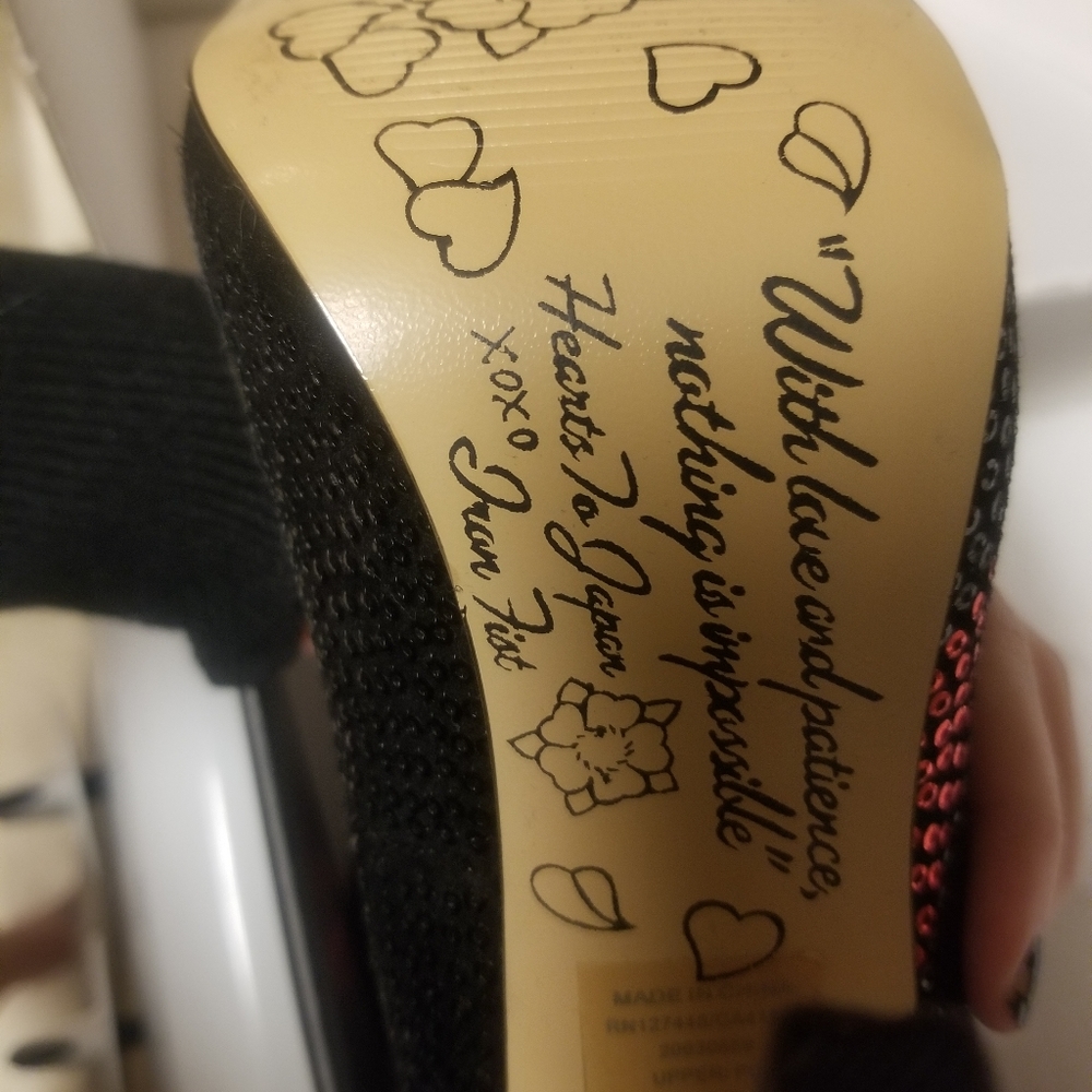 Iron Fist The Sun Will Rise Platform Heels - Picture 3 of 5